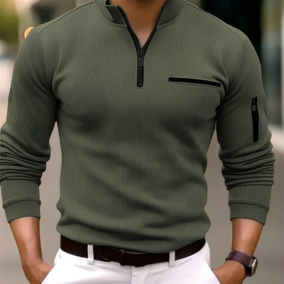 Mozalu™ | Sylvester Long-sleeve zip-up top