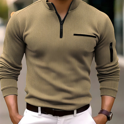 Mozalu™ | Sylvester Long-sleeve zip-up top