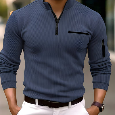 Mozalu™ | Sylvester Long-sleeve zip-up top