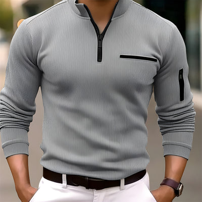 Mozalu™ | Sylvester Long-sleeve zip-up top