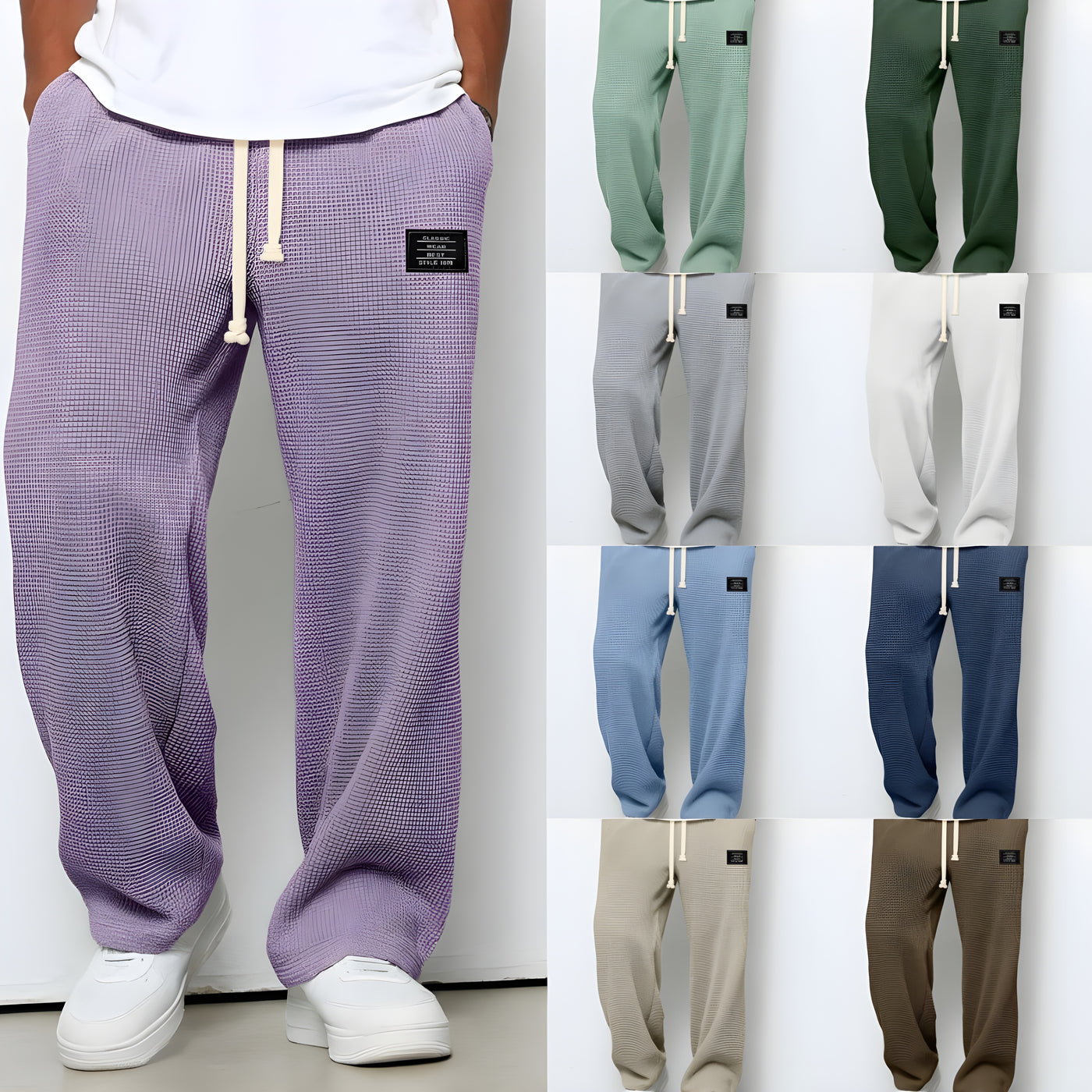 Mozalu™ | Logan Wide Trousers with Adjustable Waist