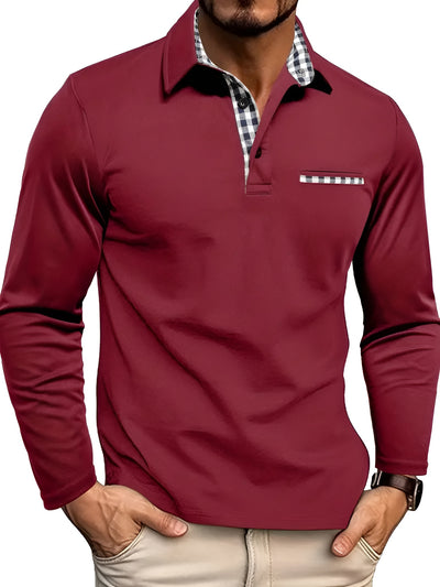 Mozalu™ | Chase Men’s Long-Sleeve Polo