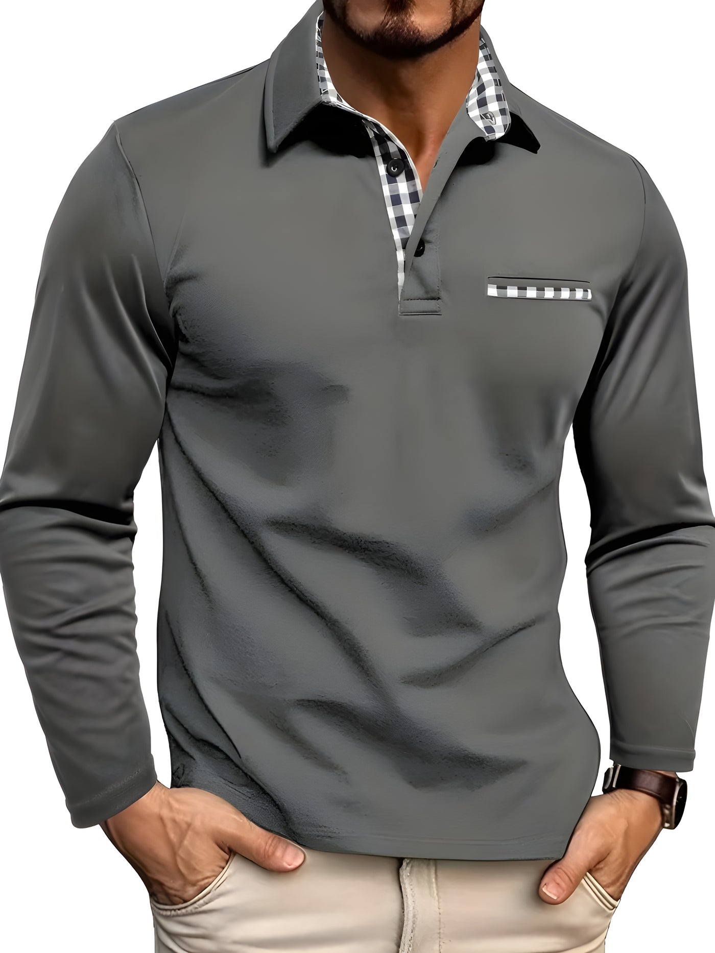 Mozalu™ | Chase Men’s Long-Sleeve Polo