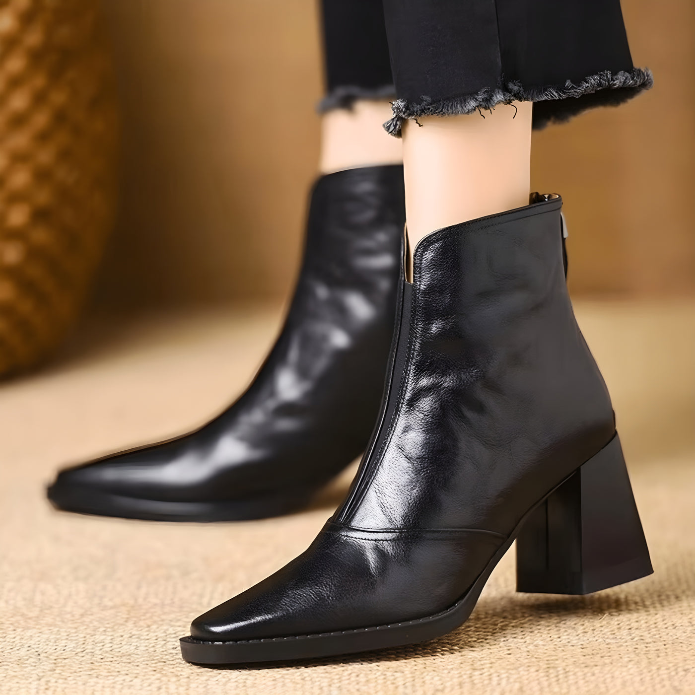 Mozalu™ | Emery Elegant Mid-Calf Luxury Boots
