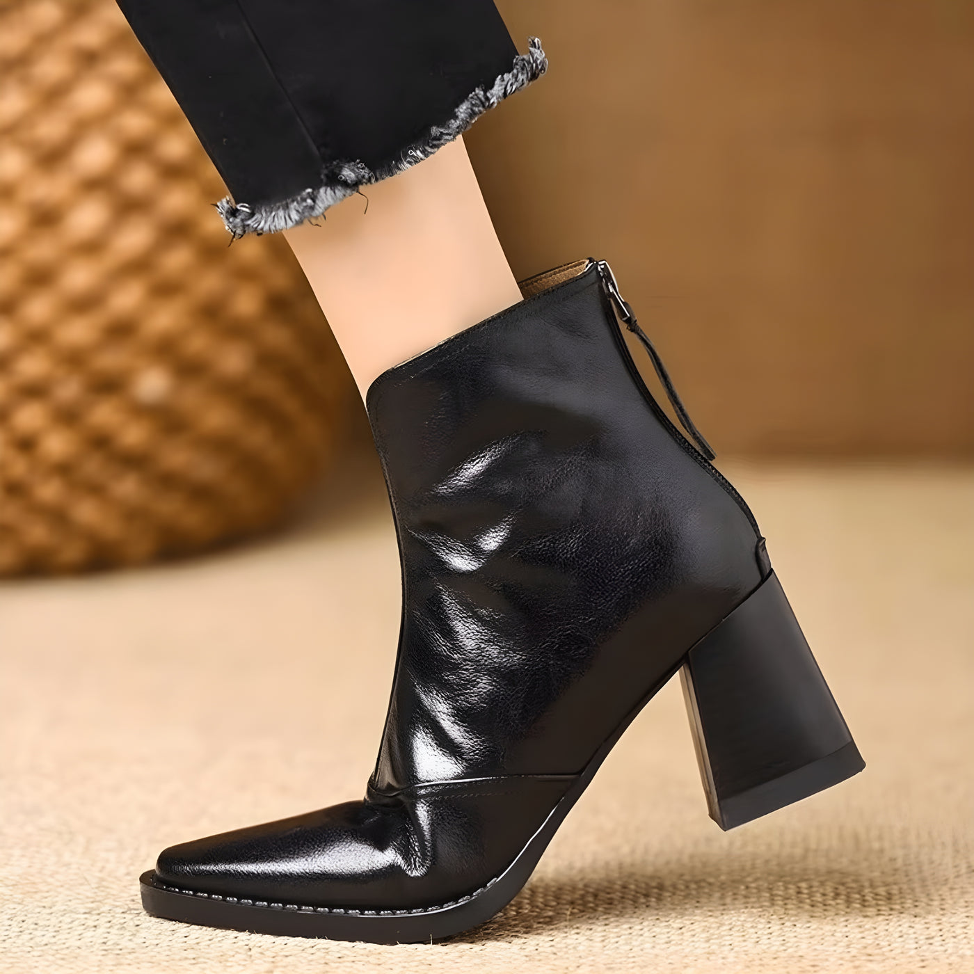 Mozalu™ | Emery Elegant Mid-Calf Luxury Boots