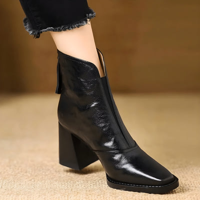 Mozalu™ | Emery Elegant Mid-Calf Luxury Boots