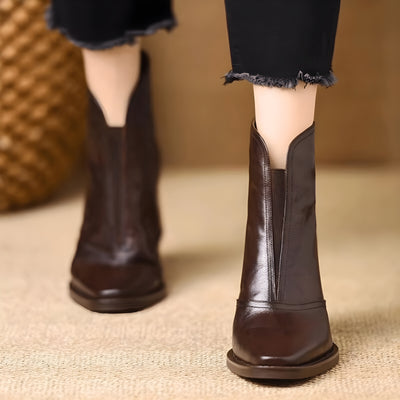 Mozalu™ | Emery Elegant Mid-Calf Luxury Boots