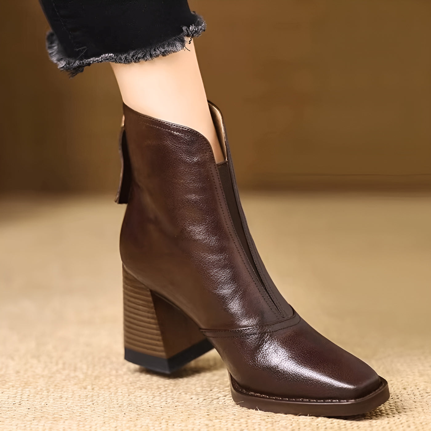 Mozalu™ | Emery Elegant Mid-Calf Luxury Boots