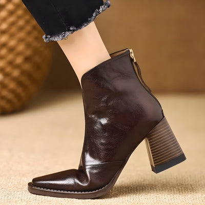 Mozalu™ | Emery Elegant Mid-Calf Luxury Boots